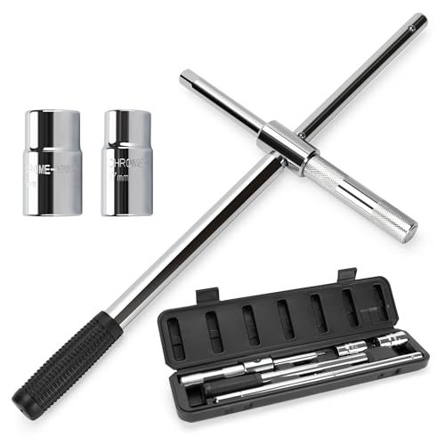 TONDA Extended 4 Way Lug Wrench, 1/2 in Drive