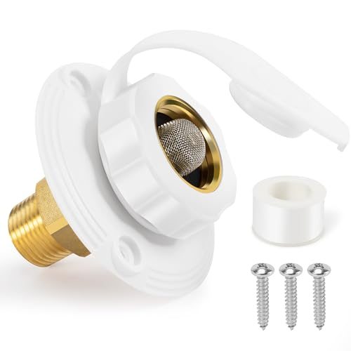 TONDA RV City Water Inlet with Check Valve