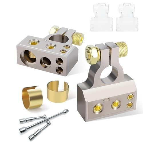 TONDA Battery Terminals & 4 Way Lug Wrench Set